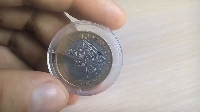 Биметаллические монеты Великобритания 2 фунта 2008 (410) 100 лет Олимпийским играм в Лондоне смотреть онлайн