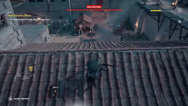 Assassin's Creed Origins - Akra Garrison Fort Perfect Stealth смотреть онлайн