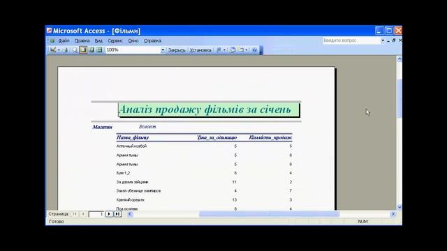 11_3.8 24-2-1 Бази даних. Звіти. Вправа смотреть онлайн