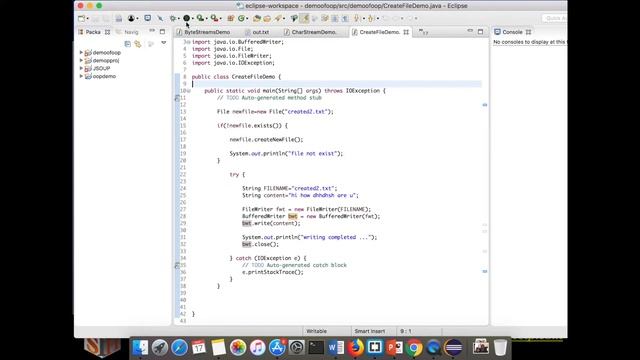 What are Java File Operations? (Tutorial # 8 - Part 1) смотреть онлайн