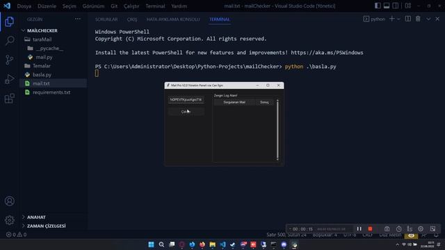 Mail Checker Bot No Ban - Python смотреть онлайн