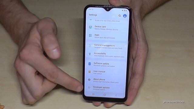 Samsung Galaxy A10: How To Enable The Developer Options? For USB Debugging Etc.