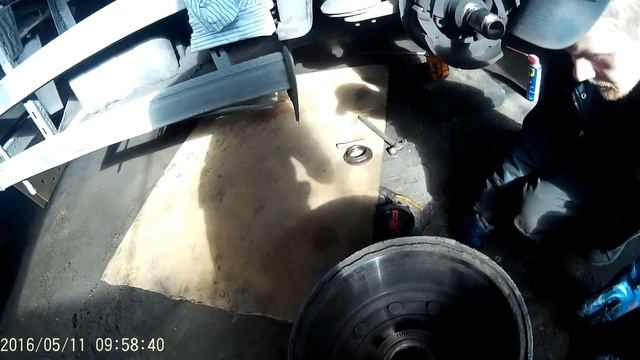 Оси SAF, ремонт тормозов