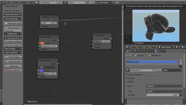 Blender 2.75: El addon Node Wrangle смотреть онлайн