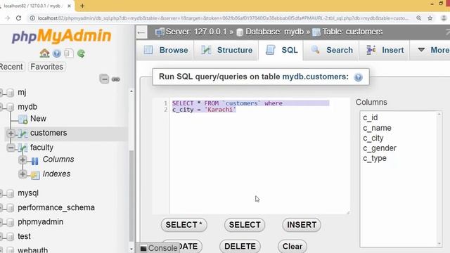 Lecture 8 : Select with WHERE clause PART 1 смотреть онлайн
