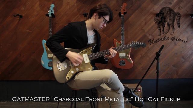UNTAKE GUITARS “CATMASTER” Charcoal Frost Metallic смотреть онлайн