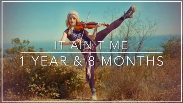 1 year & 8 months violin progress - Lindsey Stirling - It Ain't Me смотреть онлайн