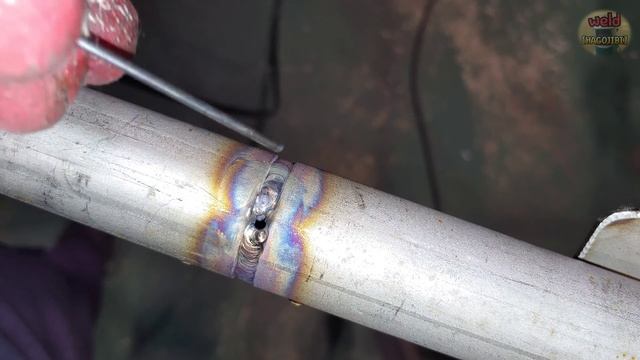 Tig Welding Stainless Steel Small Bore Pipe / 5G Keyhole Techniques / 1 Inch SCH10 смотреть онлайн