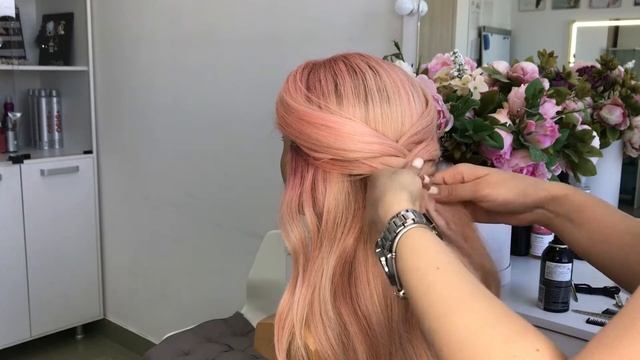 Красивые прически за 5 минут | Easy hairstyle for Prom 2021 смотреть онлайн