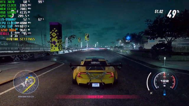 Need for Speed Heat RTX 3070 | 9900KF 4.6GHz | 1440P смотреть онлайн