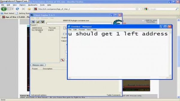 how to hack age of war 2 with cheat engine 5.6