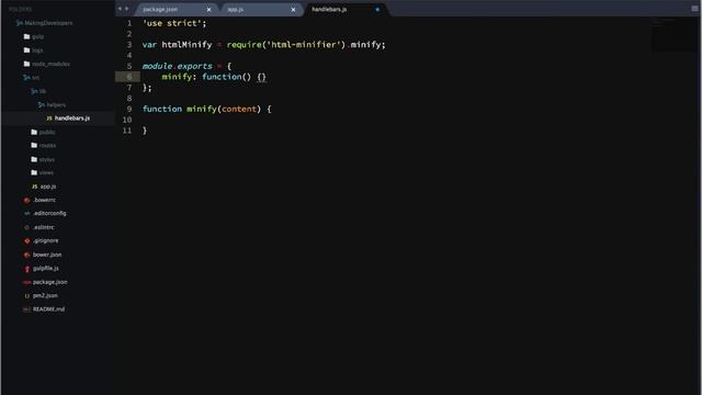 Desarrollando un CMS desde cero con Node.js Express, Handlebars, Stylus, Gulp y más: HBS & Stylus # смотреть онлайн