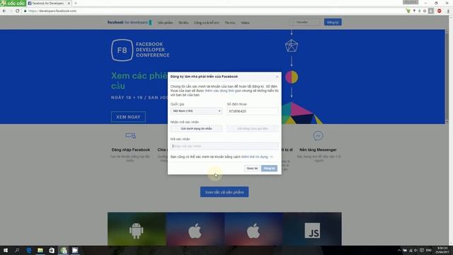 Hướng dẫn đăng kí làm nhà phát triển Facebook /Guide to register as a Facebook developer смотреть онлайн
