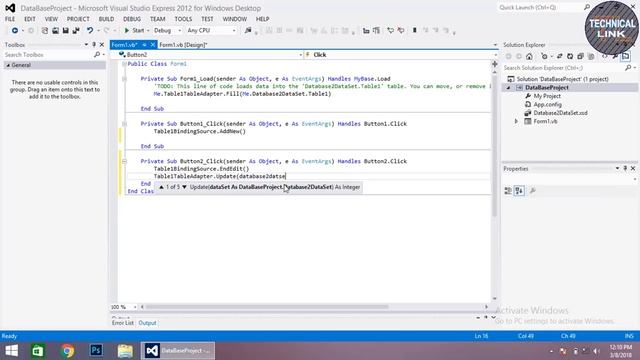 How To Create Students Record Form In Visual Basic.Net Ms Access 2013 Database смотреть онлайн