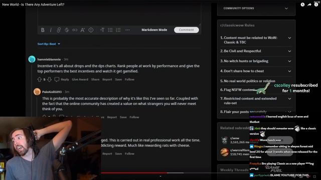 Asmongold Reacts to "New World - An MMO Already SOLVED?" | By Josh Strife Hayes смотреть онлайн