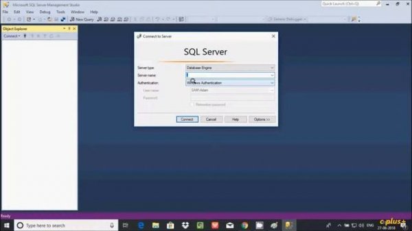 Connecting SQL Server Management Studio (SSMS) After Installation