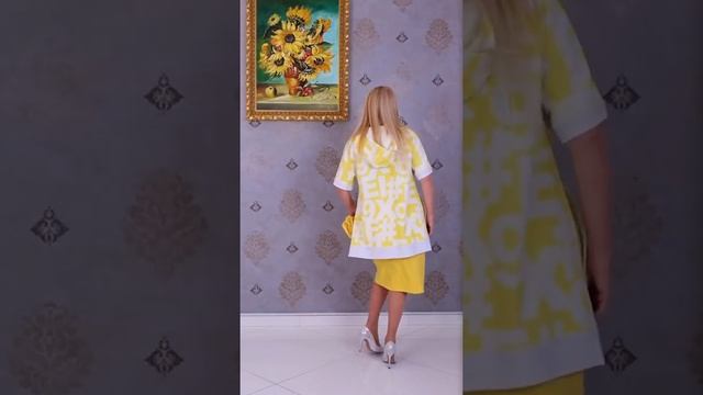 2 остромодных жёлтых костюма в стиле эклектика. Актуальная женская мода 2021 #shorts #fashion смотреть онлайн