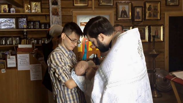 Крестины/ ЦЕРКОВЬ/ маленький Ваня смотреть онлайн