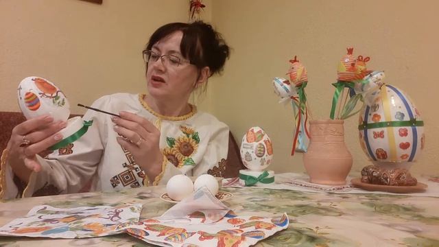 ПИСАНКА Декупаж / ЯЙЦО Декупаж / Видео смотреть онлайн