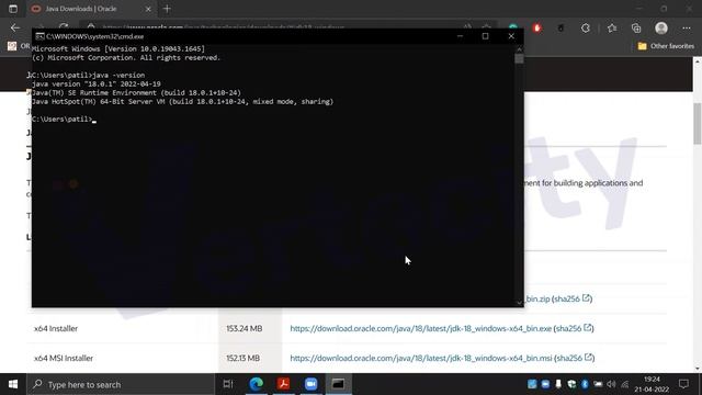 INSTALLATION OF JAVA ON WINDOWS | CORE JAVA | PART 3 | VERTOCITY смотреть онлайн