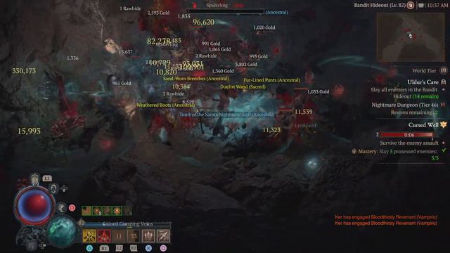 Diablo 4 - Some Lidless Wall and Shielding Storm shenanigans смотреть онлайн
