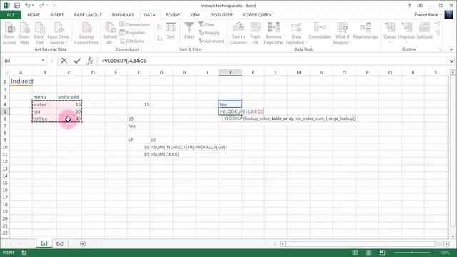 สอน Excel: การใช้งานฟังก์ชัน Indirect ตอนที่ 1: หลักการเบื้องต้น смотреть онлайн