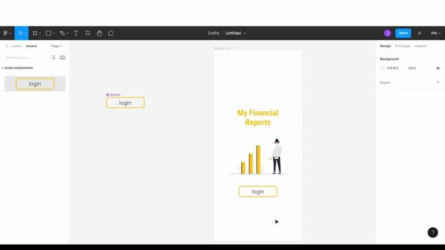 How to create Buttons & Hover Effect - Figma Tutorial смотреть онлайн