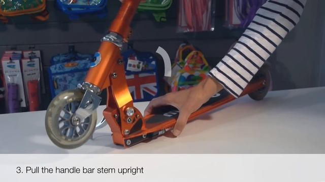How to unfold a Micro Sprite scooter смотреть онлайн