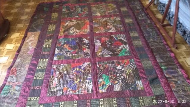 ОДЕЯЛО В ТЕХНИКЕ ПИЦЦА ,ПОКРЫТО ОРГАНЗОЙ,РАМКА ИЗ ТАФТЫ НА ДВУСПАЛЬНУЮ КРОВАТЬ. смотреть онлайн