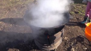 СУПЕР УХА ИЗ СУДАКА В КАЗАНЕ НА КОСТРЕ