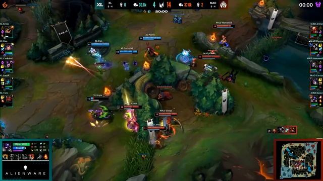 XL vs MAD Highlights | LEC Spring 2021 W5D1 | Excel vs MAD Lions смотреть онлайн