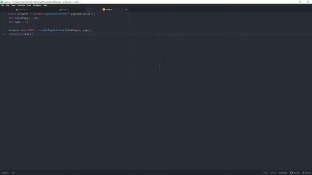 How to create a Pagination UI Design with HTML, CSS & JS смотреть онлайн