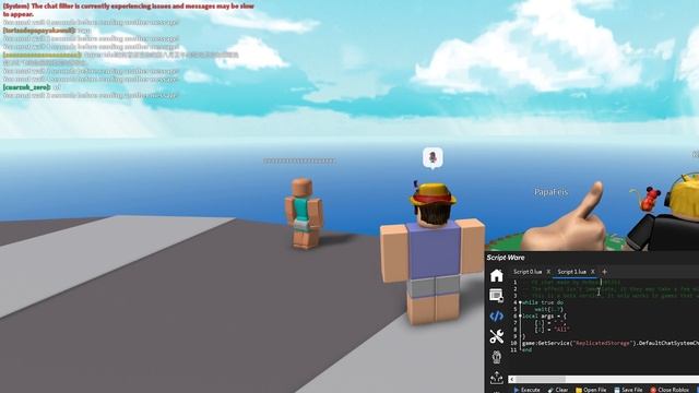 ROBLOX FE Chat Remover Script/Exploit смотреть онлайн