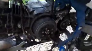 Как открутить гайку генератора питбайк 125 bse mx 153FMI