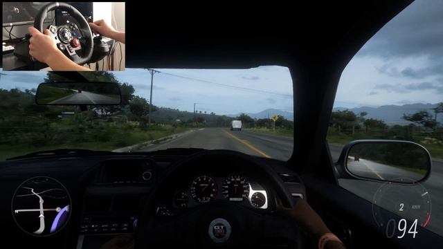 NISSAN SKYLINE GTR R34 (GODZILLA) - FORZA HORIZON 5 (4k) - STEERING WHEEL (900º) + GEARBOX! смотреть онлайн