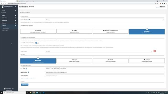 How to Use Azure AD for OAuth External Authentication in Portainer Business смотреть онлайн