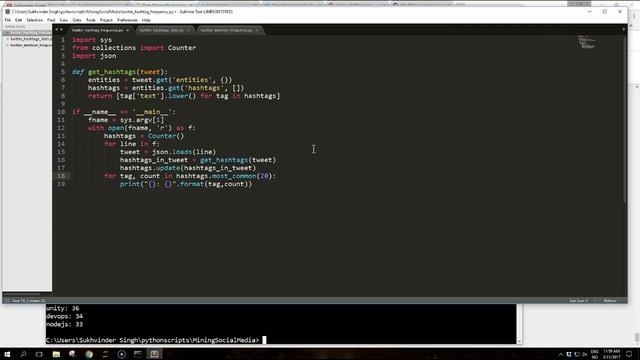 Mining Twitter with Python : 5 - Analyzing tweets - entity analysis смотреть онлайн