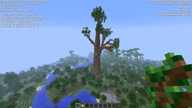 Massive Trees Mod for Minecraft 1.6.4 JAVA Best Massive Giant Trees in Minecraft смотреть онлайн