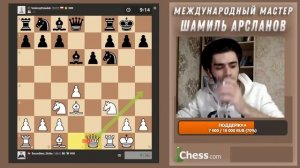 Гамбит Блэкмара - Димера. Вариант Эйве. Лёгкая победа.