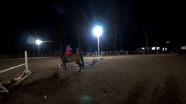 ВПЕРВЫЕ ПРЫГАЮ БЕЗ СЕДЛА || ВЛОГ С КОНЮШНИ смотреть онлайн