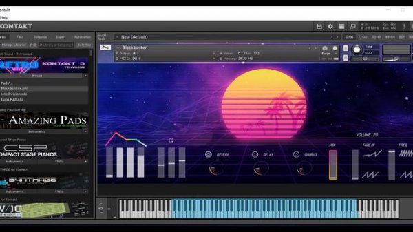 Splash Sound Retrowave KONTAKT [FREE Try Pack]