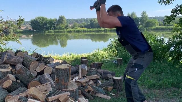 Husqvarna S2800 ax (топор-колун Хускварна с2800) смотреть онлайн