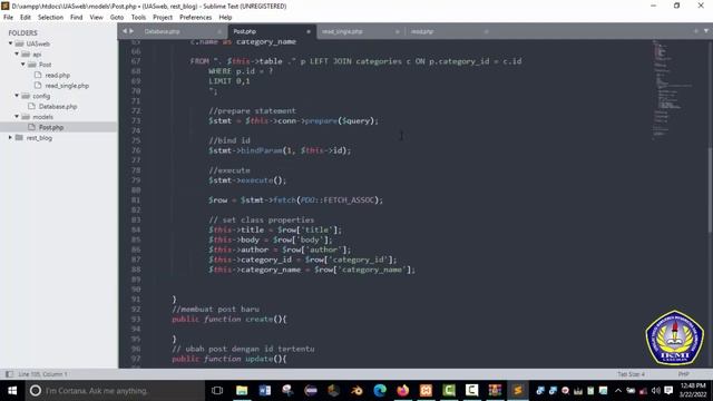 FITUR READ_SINGLE - REST SERVER (API) DENGAN BAHASA PHP смотреть онлайн