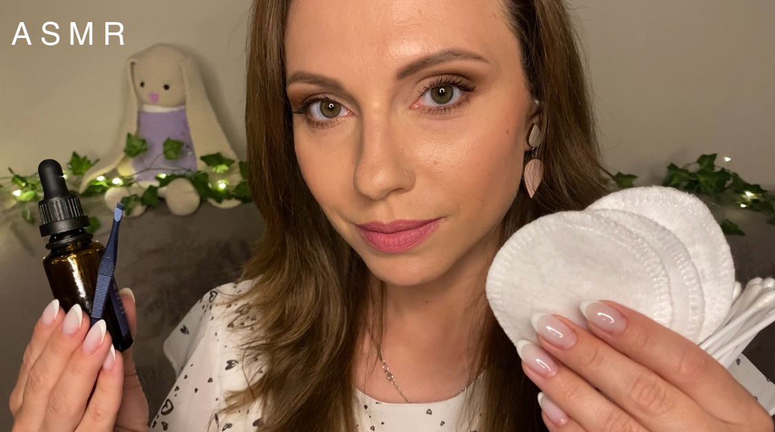 Снятие макияжа на ночь • Очень спокойный и расслабляющий АСМР! • ASMR Care for you смотреть онлайн