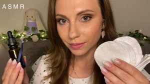 Снятие макияжа на ночь • Очень спокойный и расслабляющий АСМР! • ASMR Care for you
