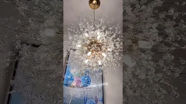 люстры висячие, светильники, лампы WF-P40GD Winfordo смотреть онлайн