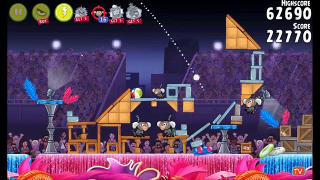 ANGRY BIRDS RIO Part 14 Carnival Upheaval Level 16 - 20 Tree Stars - Gameplay Walkthrough смотреть онлайн