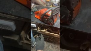 Замена ведущей звёздочки на бензопиле Husqvarna