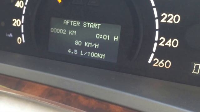 Розхід топлива/Fuel Consumption /Расход топлива Mercedes S400 w220 смотреть онлайн