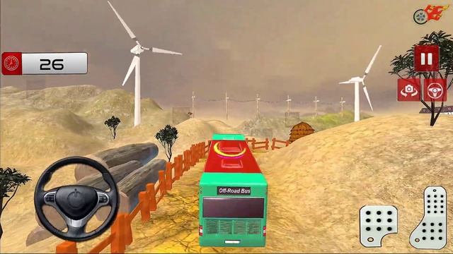 Offroad Tourist Bus Driving Simulator 2021 - Uphill Bus Drive Game | Android Gameplay смотреть онлайн